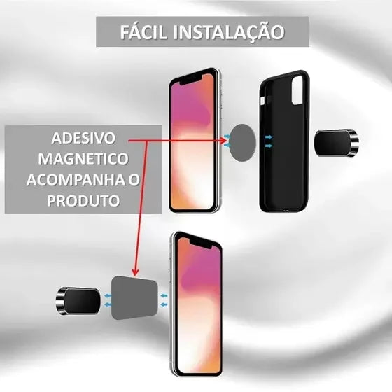 Suporte Universal de Celular para Carro - (Magnético)