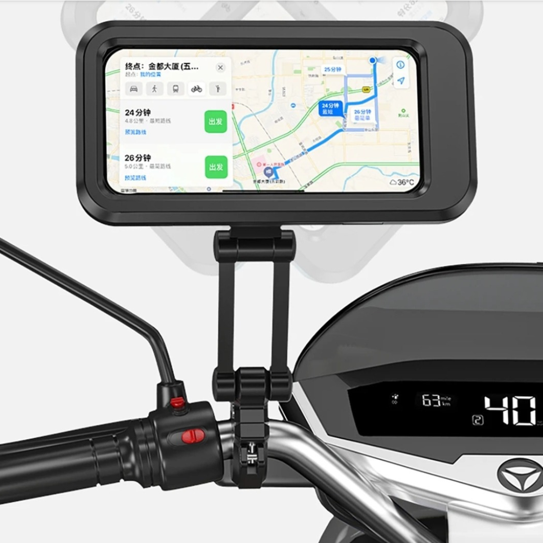 Suporte de Celular Universal para Motocicletas (à Prova D'água)