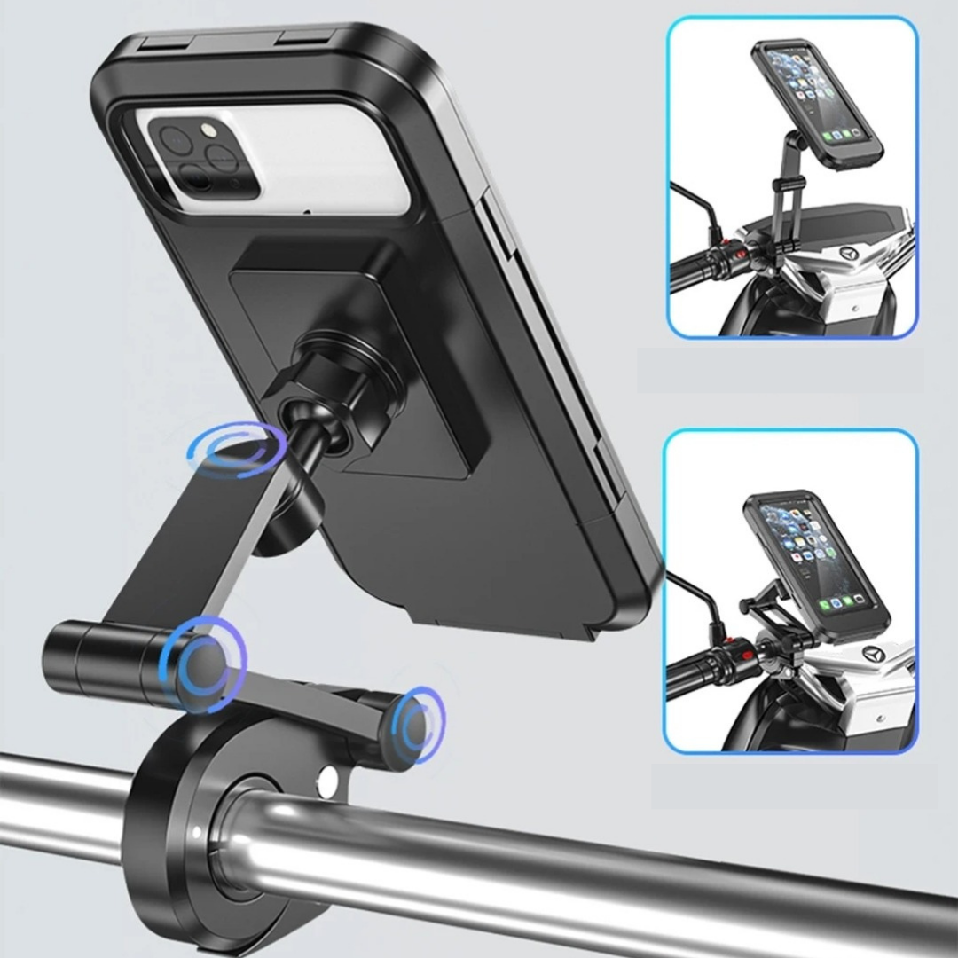 Suporte de Celular Universal para Motocicletas (à Prova D'água)