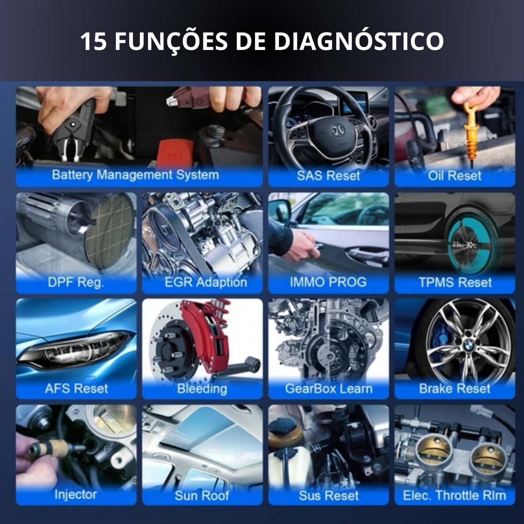 Scanner de Diagnóstico Automotivo MUCAR (Sistema Completo)