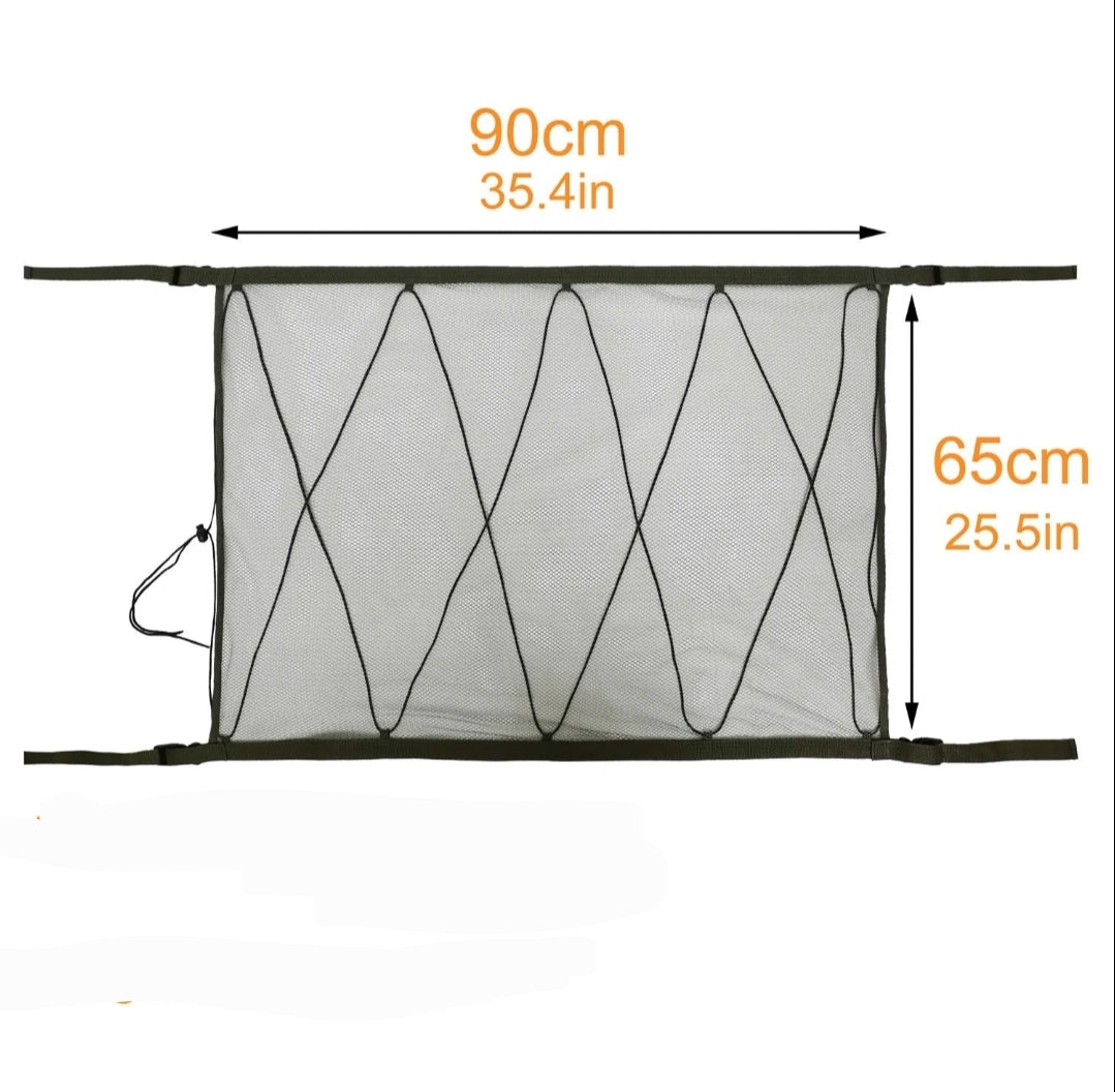 Rede de Armazenamento para Teto de Carro SUV