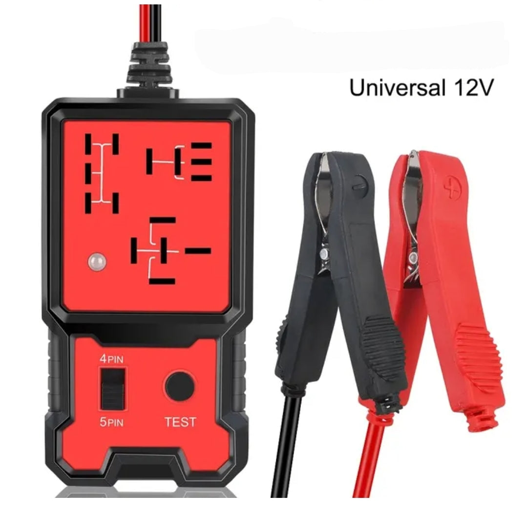 Testador de Relé Automotivo Universal - 12v (Ferramenta de Diagnóstico)