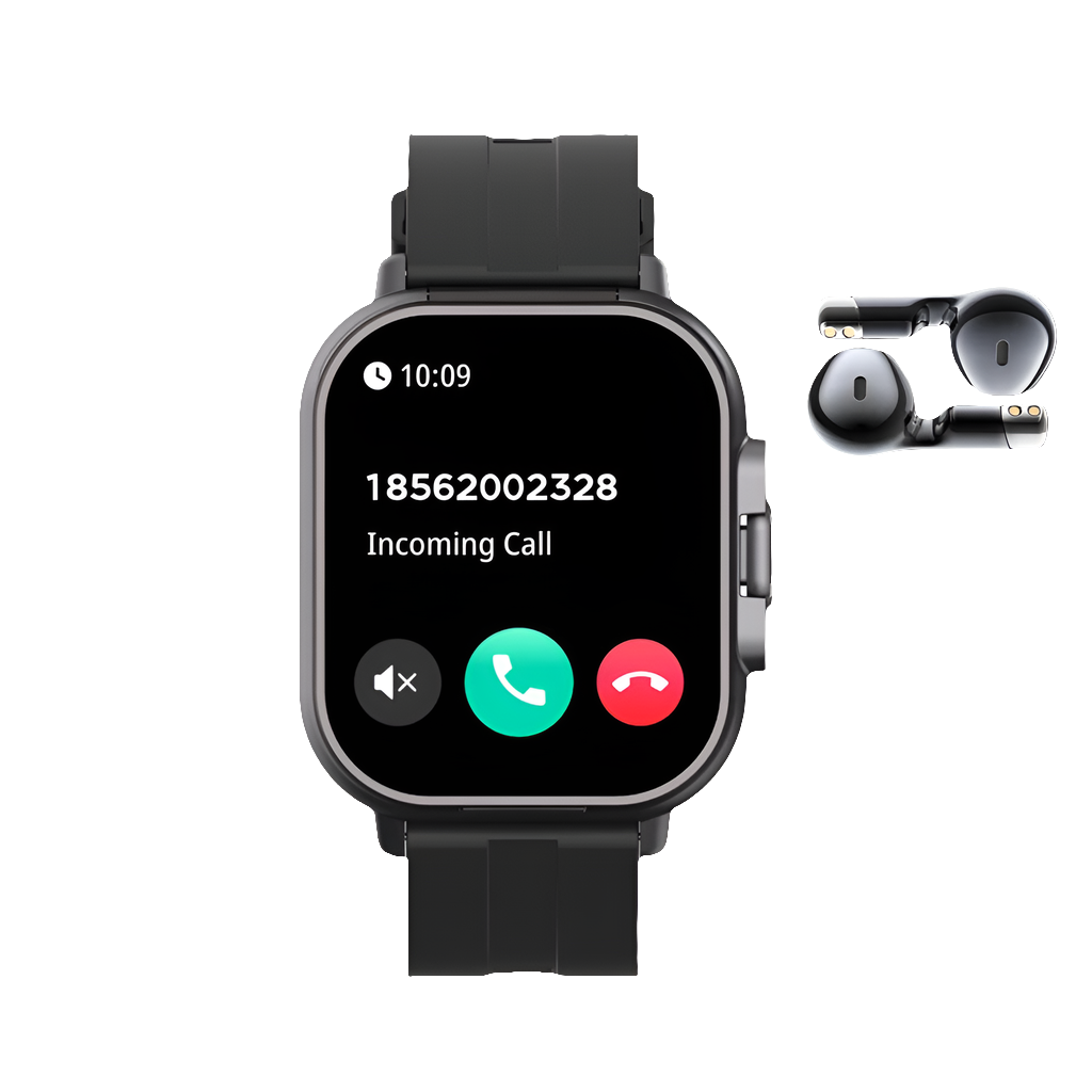 Smartwatch 2 em 1 com Fone de Ouvido INCLUSO