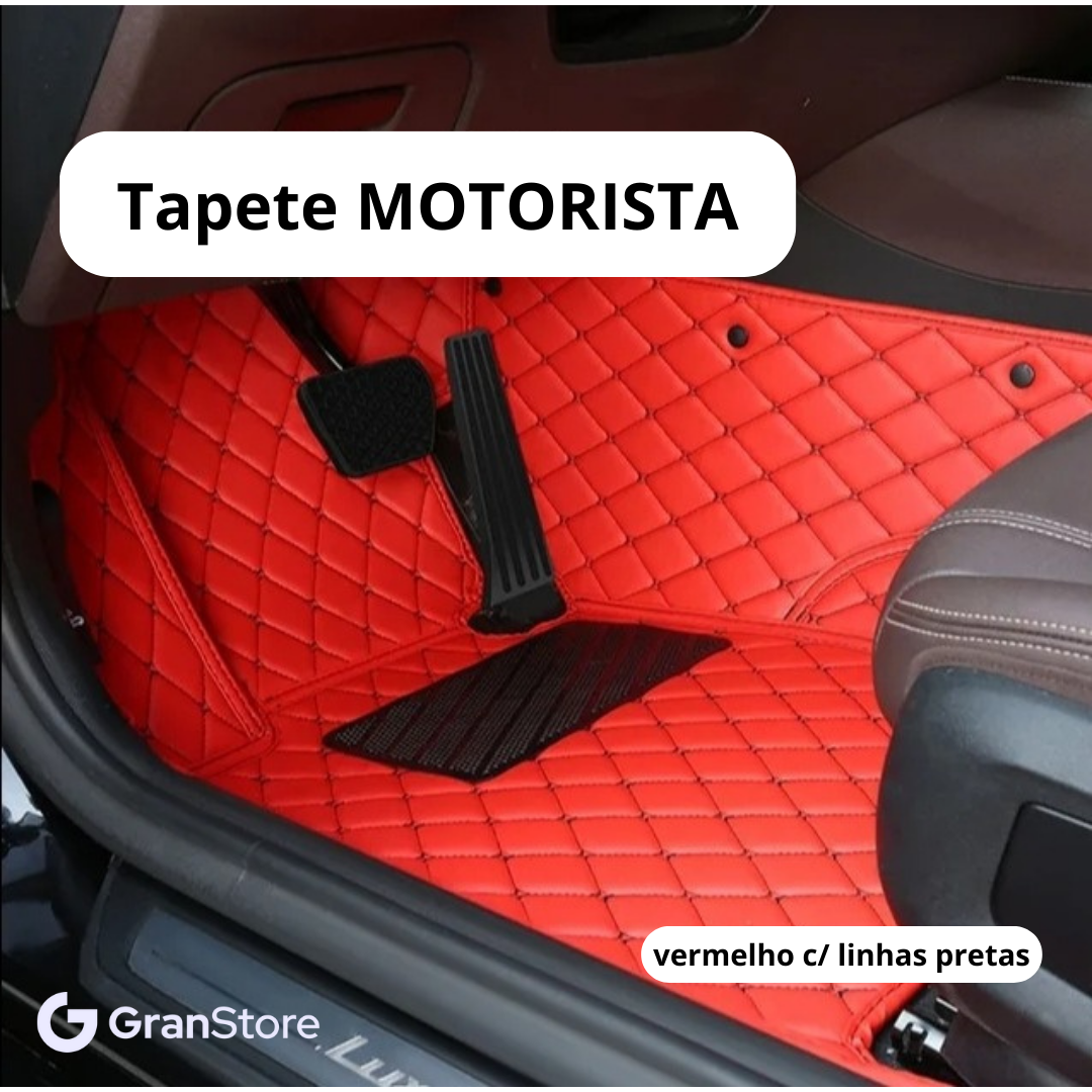 Tapete de Couro Sintético à Prova D'água (Personalize para seu modelo de carro)