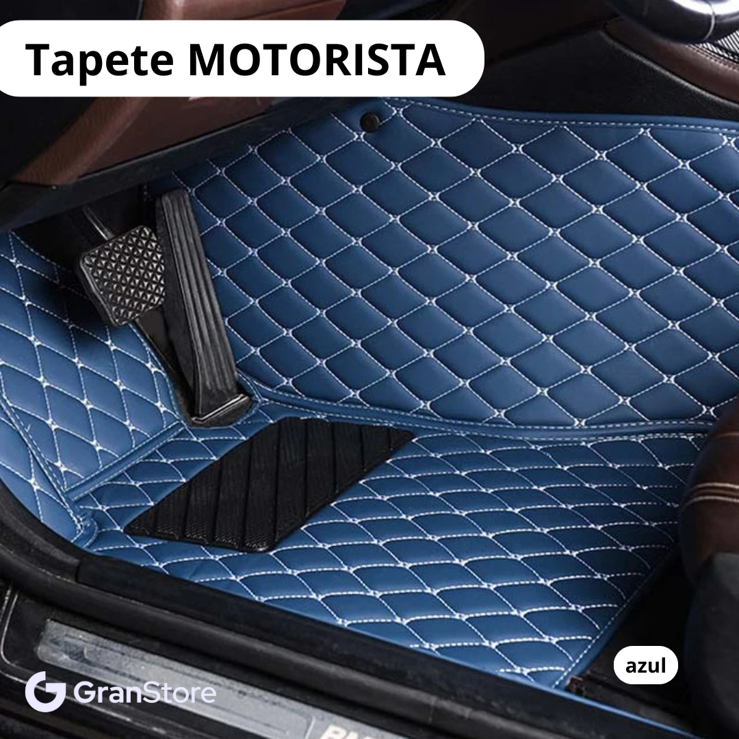 Tapete de Couro Sintético à Prova D'água (Personalize para seu modelo de carro)