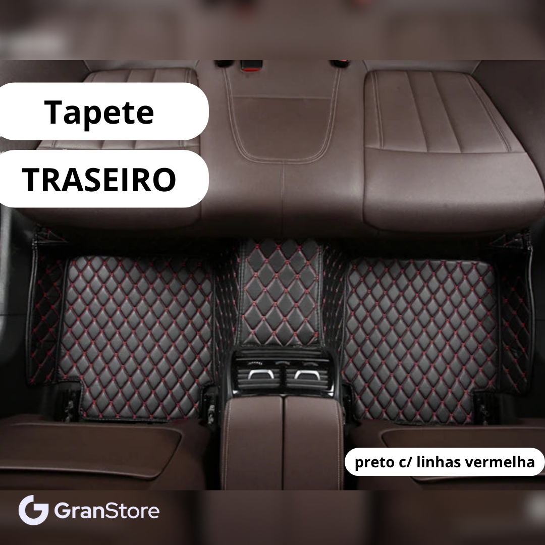 Tapete de Couro Sintético à Prova D'água (Personalize para seu modelo de carro)