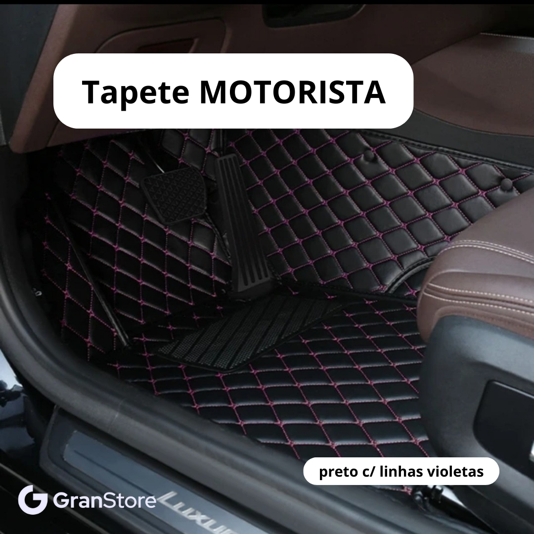 Tapete de Couro Sintético à Prova D'água (Personalize para seu modelo de carro)